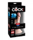 King Cock Triple Density 5 inches Dildo Beige by Pipedream - Product SKU PD572521