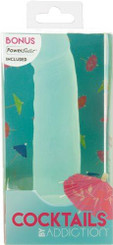 Addiction Cocktails 5.5 Silicone Dong Mint Mojito inches by BMS Enterprises
