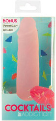 Addiction Cocktails 5.5 Silicone Dong Peach Bellini inches by BMS Enterprises