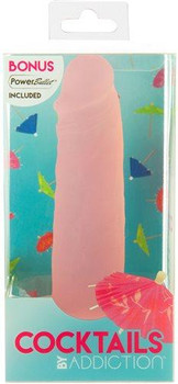 Addiction Cocktails 5.5 Silicone Dong Peach Bellini inches by BMS Enterprises