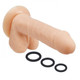 Pro Sensual Premium Silicone Dong Beige 8 inches with 3 C-Rings by Cloud 9 Novelties - view 3