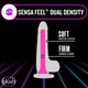 Neo Elite Glow In The Dark 7.5 In Silicone Penis W/ Balls Neon Pink by Blush Novelties - view 3