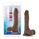 Au Naturel Mister Perfect Chocolate Brown Dildo by Blush Novelties - view 2