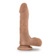 Au Naturel Mister Perfect Mocha Tan Dildo by Blush Novelties