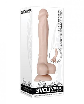Real Supple Poseable Silicone 8.25 In Adult Toy