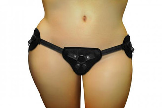Plus Size Beginners Black Strap On by Sportsheets
