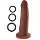 Cloud 9 Dual Density Real Touch 7 inches Dong without Balls Brown by Cloud 9 Novelties