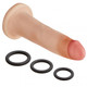 Cloud 9 Dual Density Real Touch 7 inches without Balls Beige by Cloud 9 Novelties - view 3