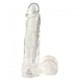 Clear Dildo W/ Suction Cup 7.25 inch by Cal Exotics - view 2