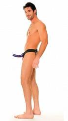 For Him Hollow Strap On Purple Adult Toy