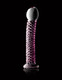 Icicles No 53 Glass Massagers Pink Wand by Pipedream - Product SKU PD295300