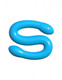 Classix Double Whammy Blue Dual Dildo by Pipedream Products - view 2