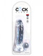 King Cock Clear 7 inches Cock with Balls by Pipedream - Product SKU PD575420