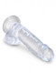 Pipedream King Cock Clear 7 inches Cock with Balls - Product SKU PD575420