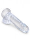 King Penis Clear 7 inches Penis with Balls by Pipedream Products - view 3