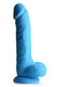 Lollicock 7in Silicone Dong W/ Balls Berry Adult Toys