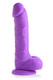 Curve Novelties Lollicock 7in Silicone Dong W/ Balls Grape - Product SKU CN14053951
