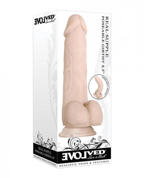 Real Supple Poseable Girthy 8.5 In Adult Sex Toys