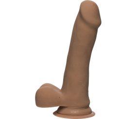 The D Slim D Ultraskyn 6.5 In W/ Balls Caramel Best Sex Toys