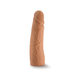 The Realm Realistic 7 Inches Lock On Dildo Mocha Sex Toy