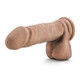 Au Naturel 8 inches Sensa Feel Dildo Latin Tan by Blush Novelties - view 2