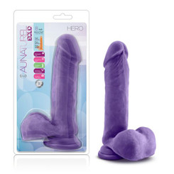 Au Naturel Bold Hero 8 In Dildo Purple Best Sex Toy