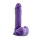 Au Naturel Bold Hero 8 In Dildo Purple by Blush Novelties - Product SKU BN36461