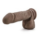 Au Naturel 8 inches Sensa Feel Dildo Brown by Blush Novelties - view 2