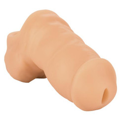 Packer Gear Ultra Soft Beige Stand To Pee Beige Hollow Packer Sex Toy