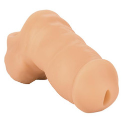 Packer Gear Ultra Soft Beige Stand To Pee Beige Hollow Packer by Cal Exotics