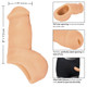 Packer Gear Ultra Soft Beige Stand To Pee Beige Hollow Packer by Cal Exotics - view 3