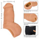 Packer Gear Ultra Soft Tan Stand To Pee Beige Hollow Packer by Cal Exotics - view 3