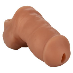 Packer Gear Ultra Soft Brown Stand To Pee Hollow Packer by Cal Exotics