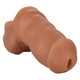 Packer Gear Ultra Soft Brown Stand To Pee Hollow Packer by Cal Exotics