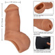 Packer Gear Ultra Soft Brown Stand To Pee Hollow Packer by Cal Exotics - view 3