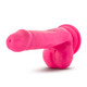 Blush Novelties Neo Elite 6in Silicone Dual Density Cock W/ Balls Neon Pink - Product SKU BN82400