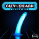 Neo Elite Glow In The Dark 7.5in Dual Density Penis Neon Blue by Blush Novelties - view 4
