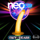 Neo Elite Glow In The Dark 7.5in Dual Density Cock Neon Neon Orange by Blush Novelties - Product SKU BN12719