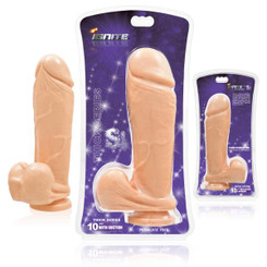Thick Cock Balls Suction Cup Flesh 10 Inches Adult Sex Toy