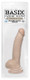 Basix Rubber Works 9 inches Beige Dong With Suction Cup by Pipedream - Product SKU PD431021