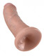 King Penis 8 Inches Dildo Beige by Pipedream Products - view 4