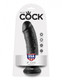 King C*ck 8 Inch Dildo - Black by Pipedream Products - view 2