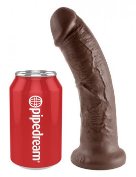 King C*ck 8 Inches Dildo - Brown Adult Sex Toys