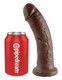 King C*ck 8 Inches Dildo - Brown Adult Sex Toys