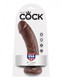 King C*ck 8 Inches Dildo - Brown by Pipedream - Product SKU PD550329