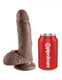 King Cock 7&quot; Cock - Brown Best Sex Toy