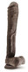 Freedom Novelties The Big Wood 13.5in Realistic Penis Brown - Product SKU FRBWPEN