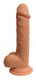 Easy Riders Dual Density 7 inches Silicone Dong With Balls by Curve Toys