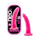 Neo Elite 7.5in Silicone Dual Density Penis Neon Pink by Blush Novelties