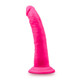 Neo Elite 7.5in Silicone Dual Density Cock Neon Pink by Blush Novelties - Product SKU BN82200